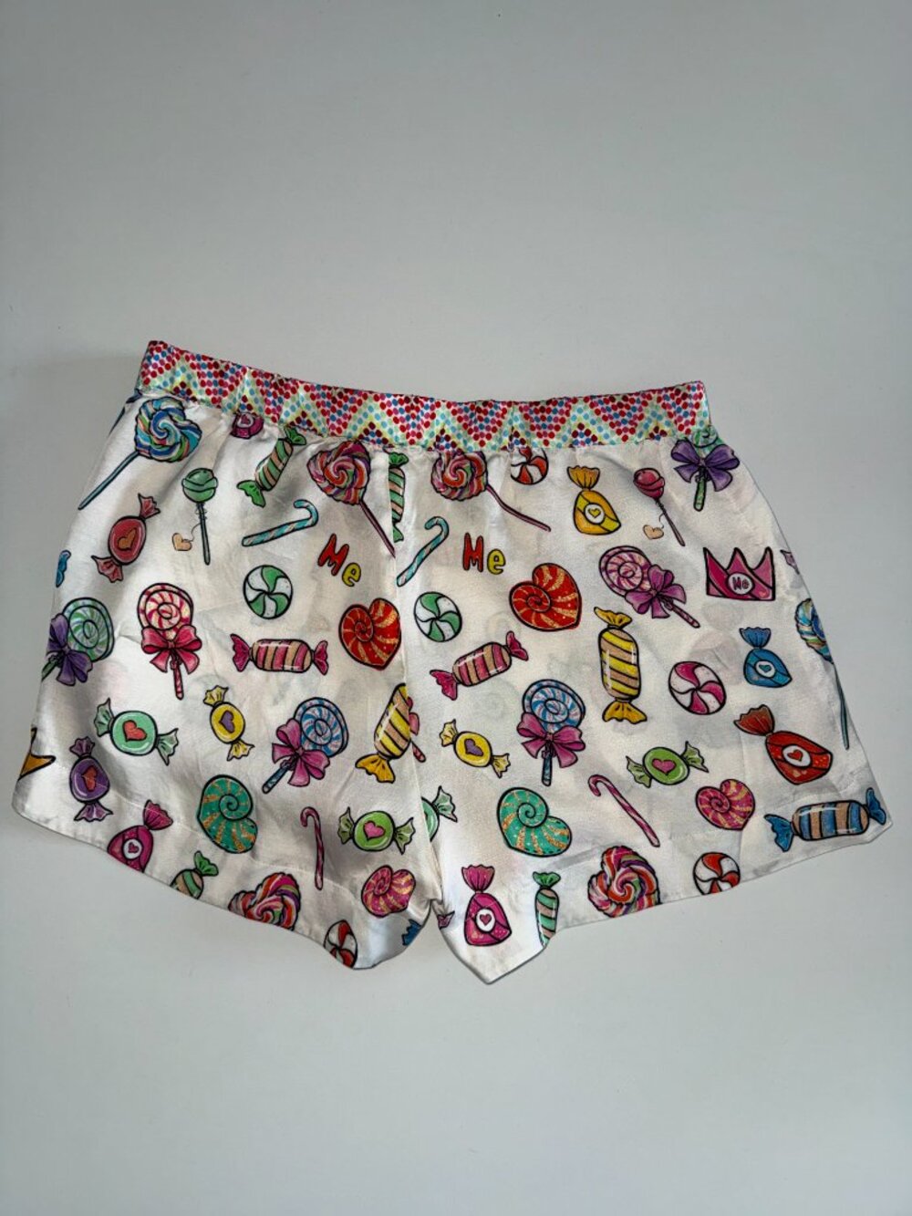 ME369 Eleanor Shorts Candy Print High Waist Shorts NWT - Size Small